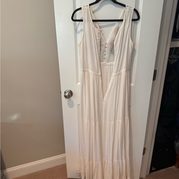 Tickets To Paradise White Embroidered Maxi Dress - Picture 3 of 3